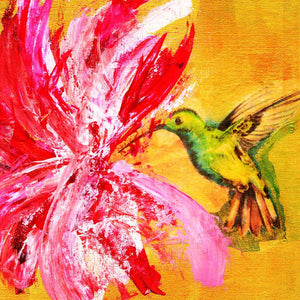 'Hummingbird 2' Hand-Embellished Limited Edition