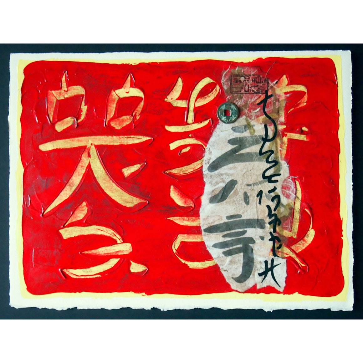 'Red Pagoda' Original Painting